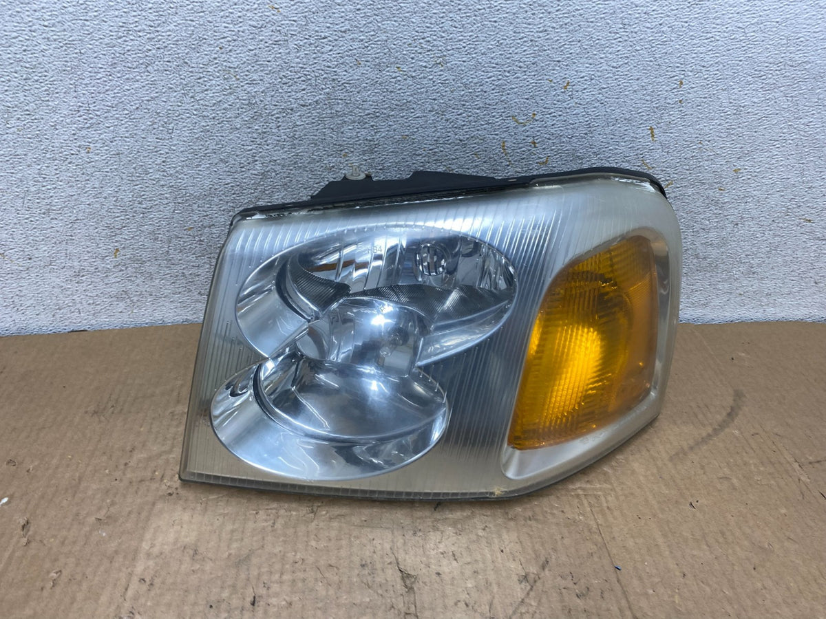 2002 to 2009 Gmc Envoy Left Driver Lh Side Headlight Halogen AI8207 DW0