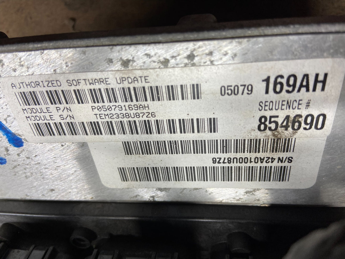 2009 Dodge Durango 5.7 Computer Engine Computer PCM ECU p05079169ah M7497 PS2