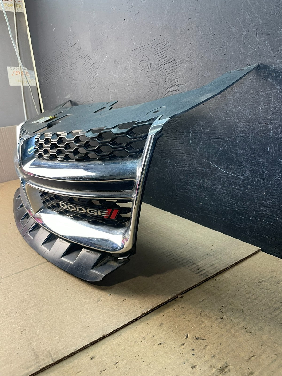 2011 to 2014 Dodge Avenger Front Upper Black Grill Grille AD0245 DG1