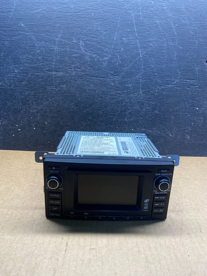 2011 to 2013 Subaru Forester AM/FM CD Plater Radio AH4975 DG0