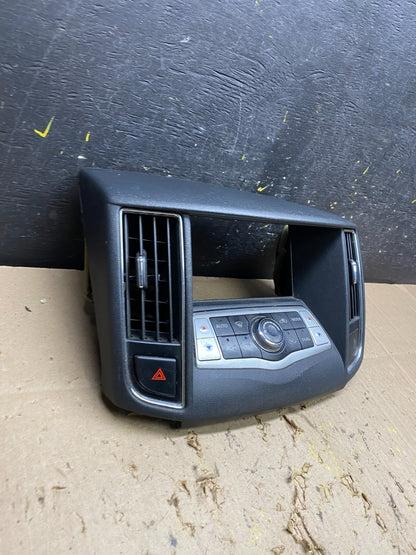 2009-2014 Nissan Maxima Center Console Climate Control Radio Bezel U5604 DG2
