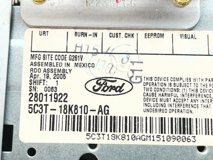 2005 to 2007 Ford F250 F350 Radio Audio AM/FM Receiver AI0489 DW8