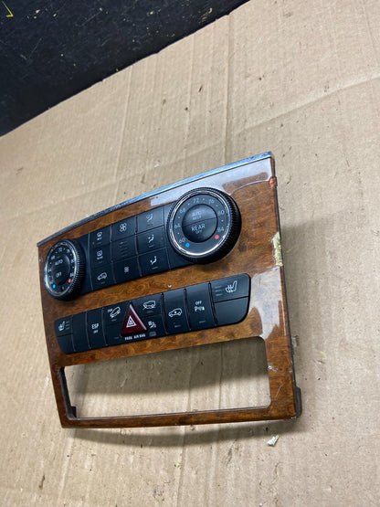 2007-2012 Mercedes X164 GL350 GL450 Climate Control Bezel Wood Switch AA4836 DG2