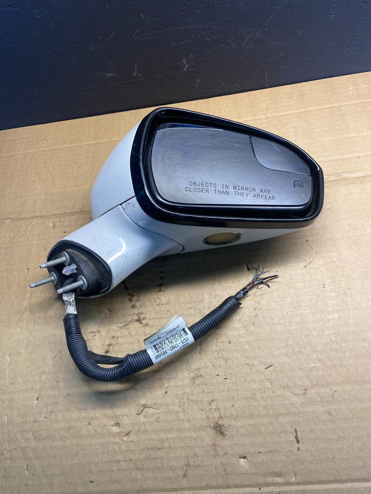 2013-2015 Ford Fusion Right Passenger RH View  Door Heated Mirror AB7052 DW3