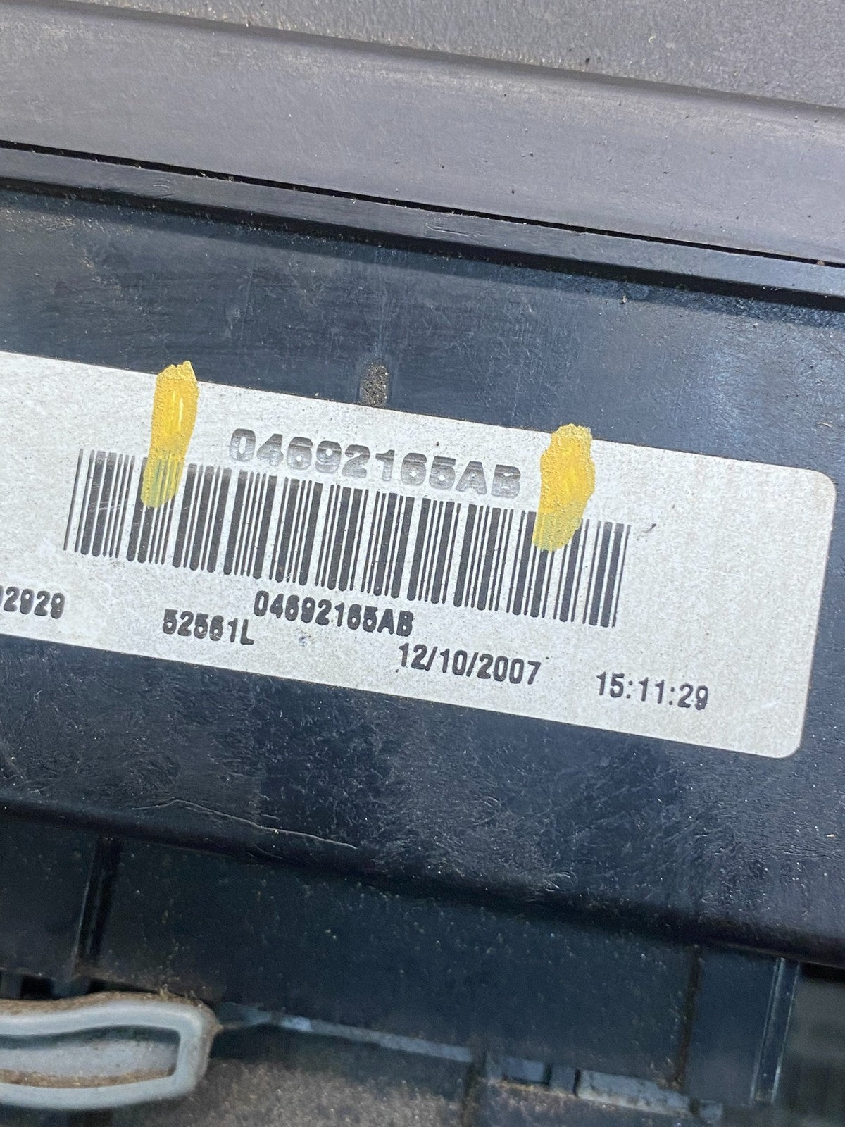 2008 Jeep Grand Cherokee Fuse Box Relay Panel 04692165ab AH4956 DG6