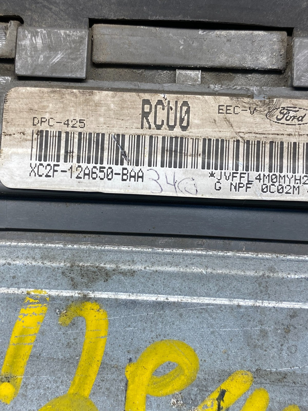 1999 Ford Van E150 E250 7.3L Engine Computer Ecm Ecu XC2F-12A650-BAA ad3461 DG2