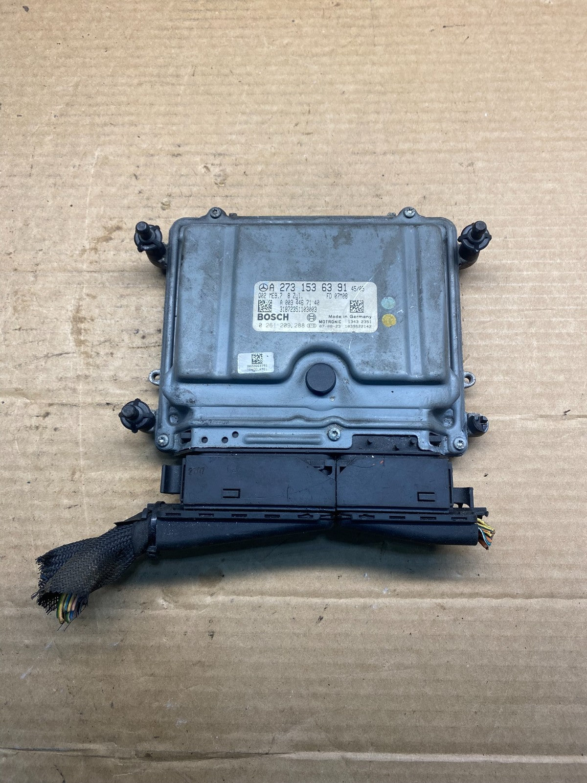 2007 to 2012 Mercedes GL450 ECM ECU Engine Control Module AF7562 DG0