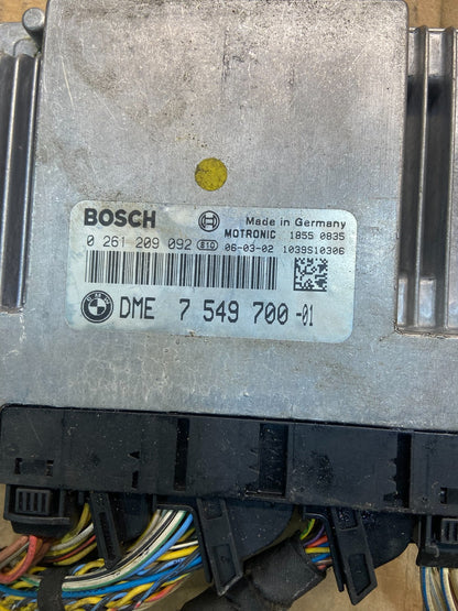 2006 to 2007 Bmw 550i 750i Engine Computer ECU Control Module ECM Y3892 DG3