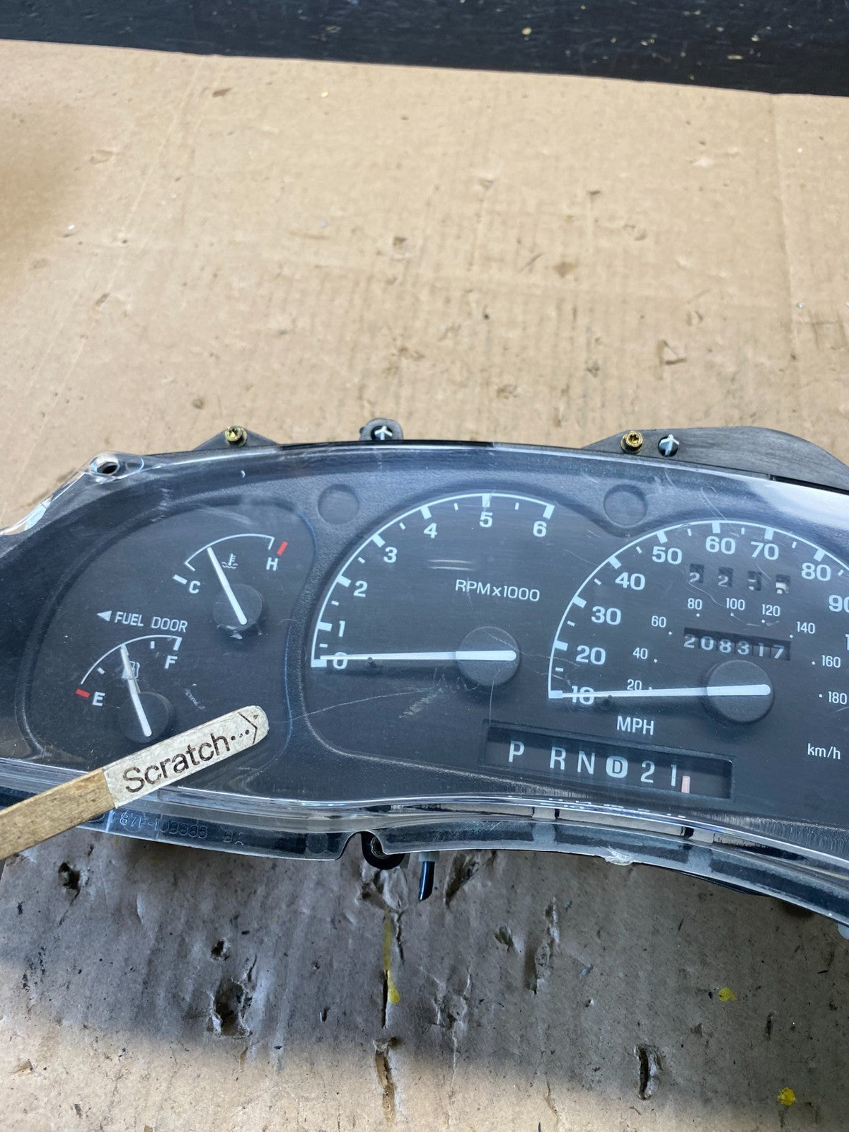 2001 2002 2003 Ford Explorer Speedometer Cluster Gauge Oem R8872 DG3