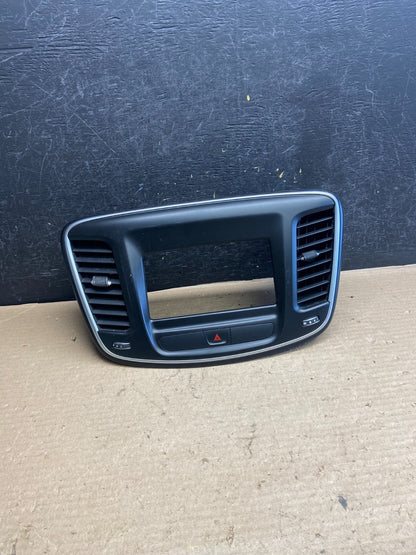 2015 to 2016 Chrysler 200 Radio Dash Bezel Trim Vent Hazard Panel ah5438 DG0