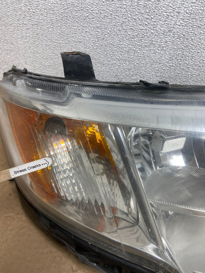 2007 to 2010 Ford Edge Right Passenger RH Halogen Headlight AB6184 DW4