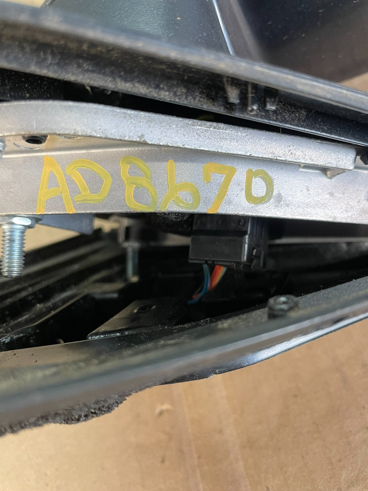 2007 to 2012 Hyundai Santa Fe Right Pasenger RH Side View Mirror Power AD8670 DW10
