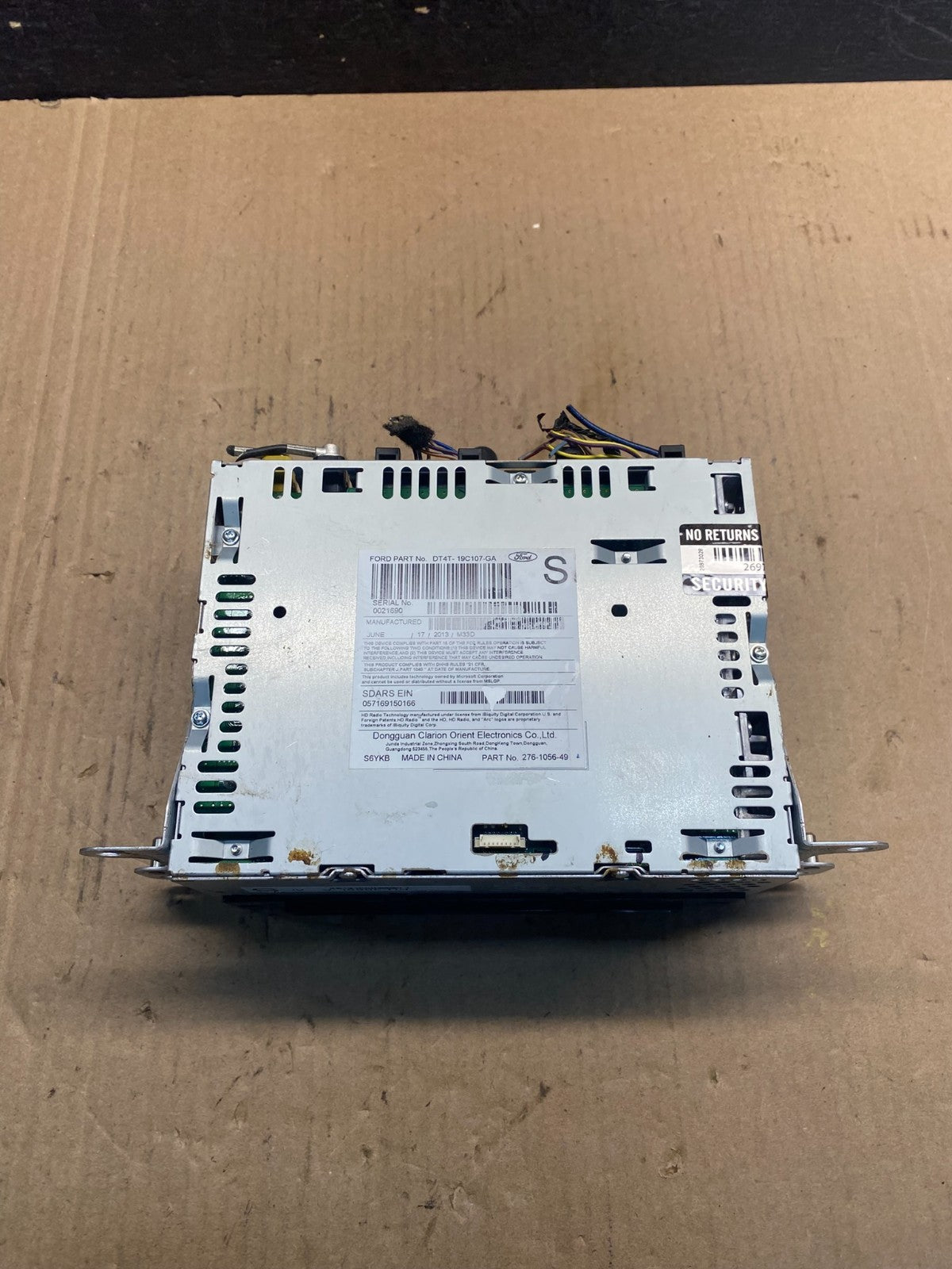 2013 Ford Edge AM/FM Radio Reciever AE6387 DW4