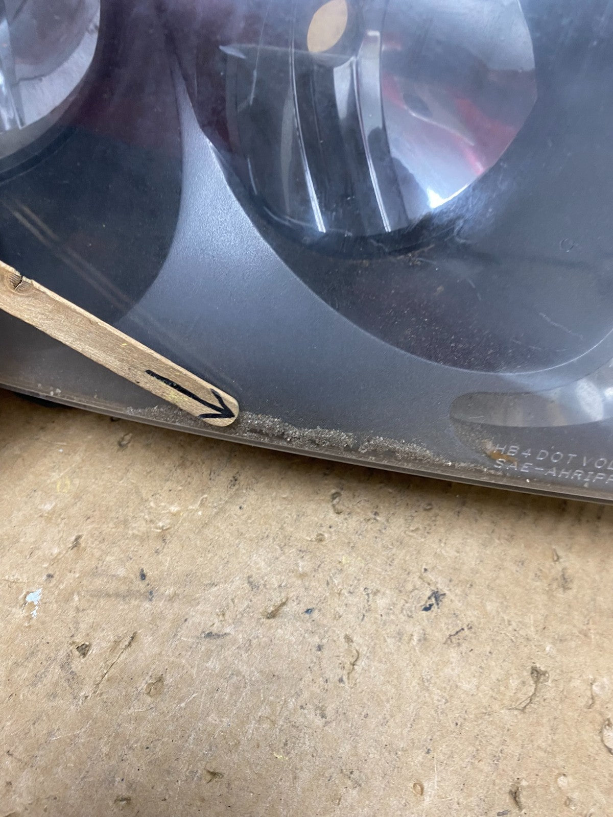 2005 2006 2007 Scion Tc Right Passenger RH Side Halogen Headlight DEPO AC3486 DW5
