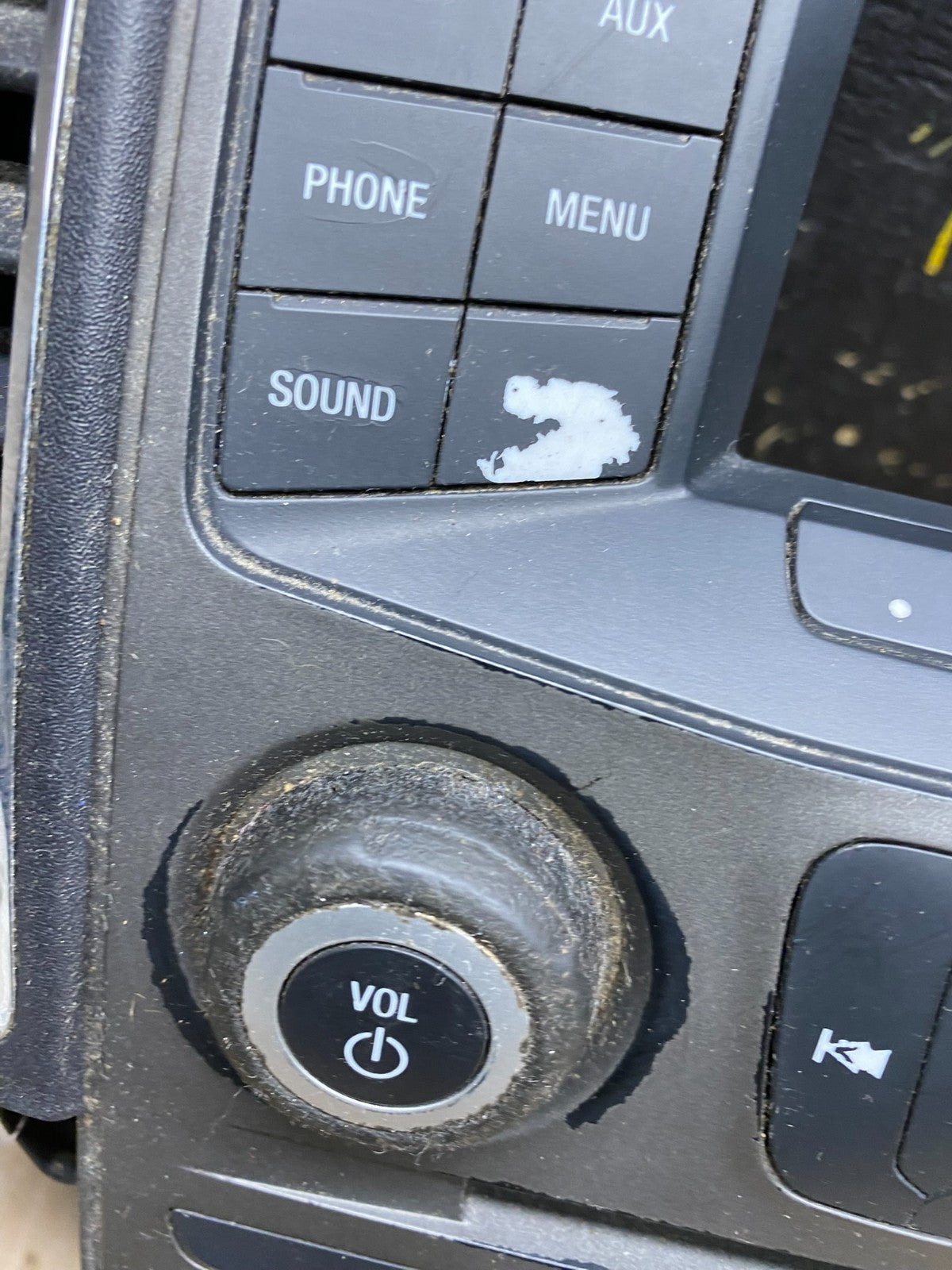2010-2012 Ford Taurus Front Center Console Climate Radio Control Panel AB2094 DG2