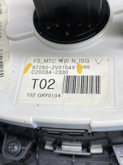 2012 - 2015 Kia Rio Veloster Climate Control Panel Trim Air Vents AG5239 DG7