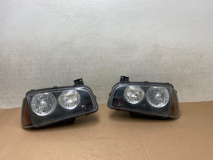 2007 to 2010 Dodge Charger Left+Right Set Side Headlights X9207 DW0