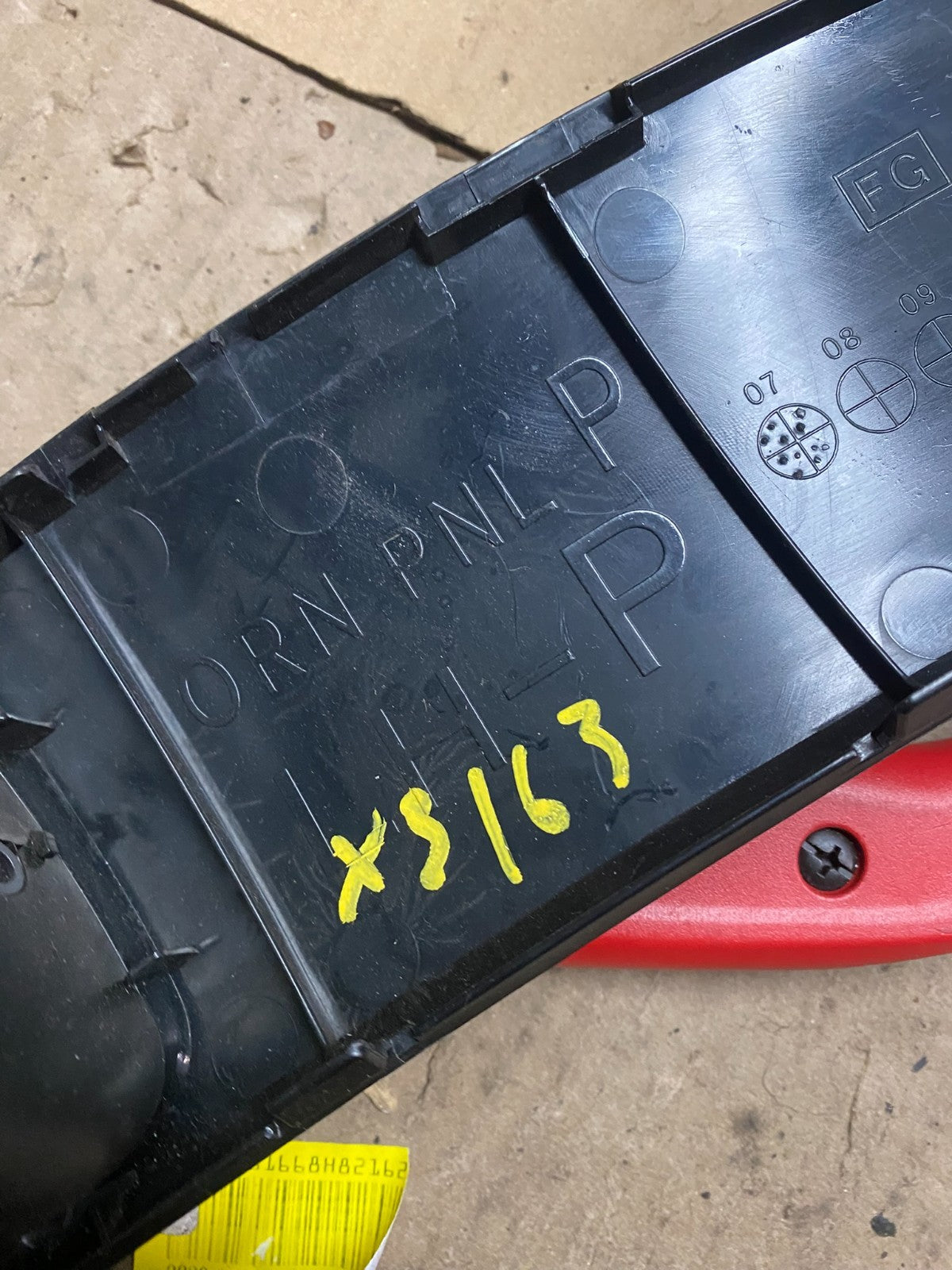 2008-2010 Subaru Impreza Dash Air Vent Climate Control Panel Bezel Trim Q9623 DG12