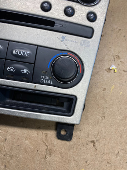 2007 to 2008 Infiniti G35 G37 Radio Player Climate Control Panel Bezel AC6653 DG2