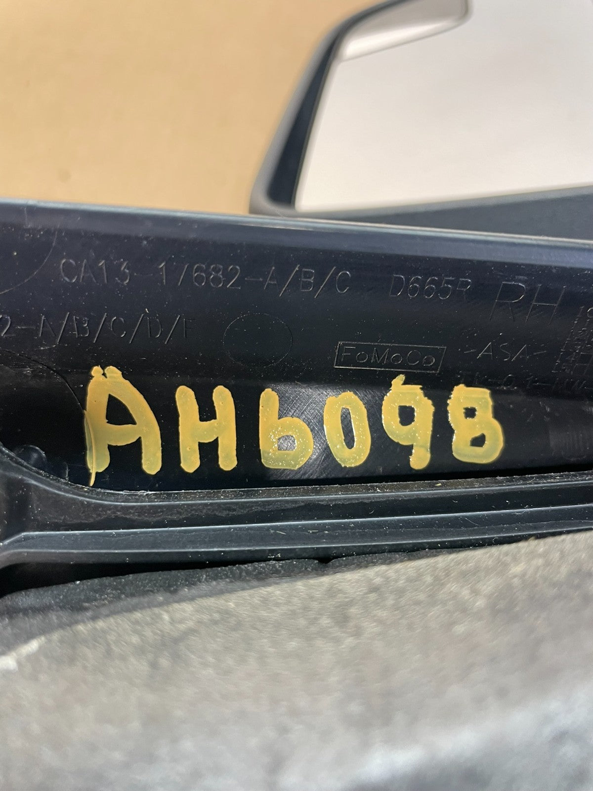 2011 to 2014 Ford Edge Right Side View Door Heated Mirror AH609810