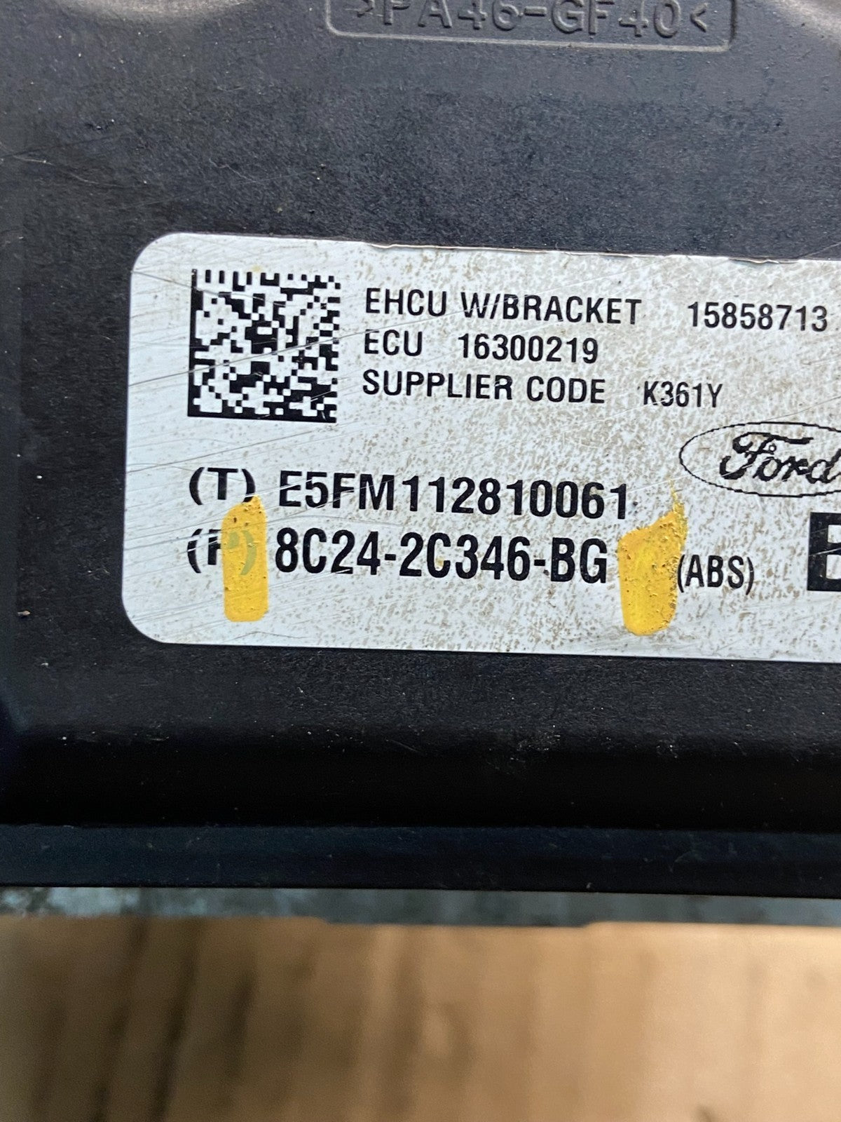 2011 - 2014 Ford E250 E350 Van ABS Anti Lock Brake Pump Module AD1782 DG6