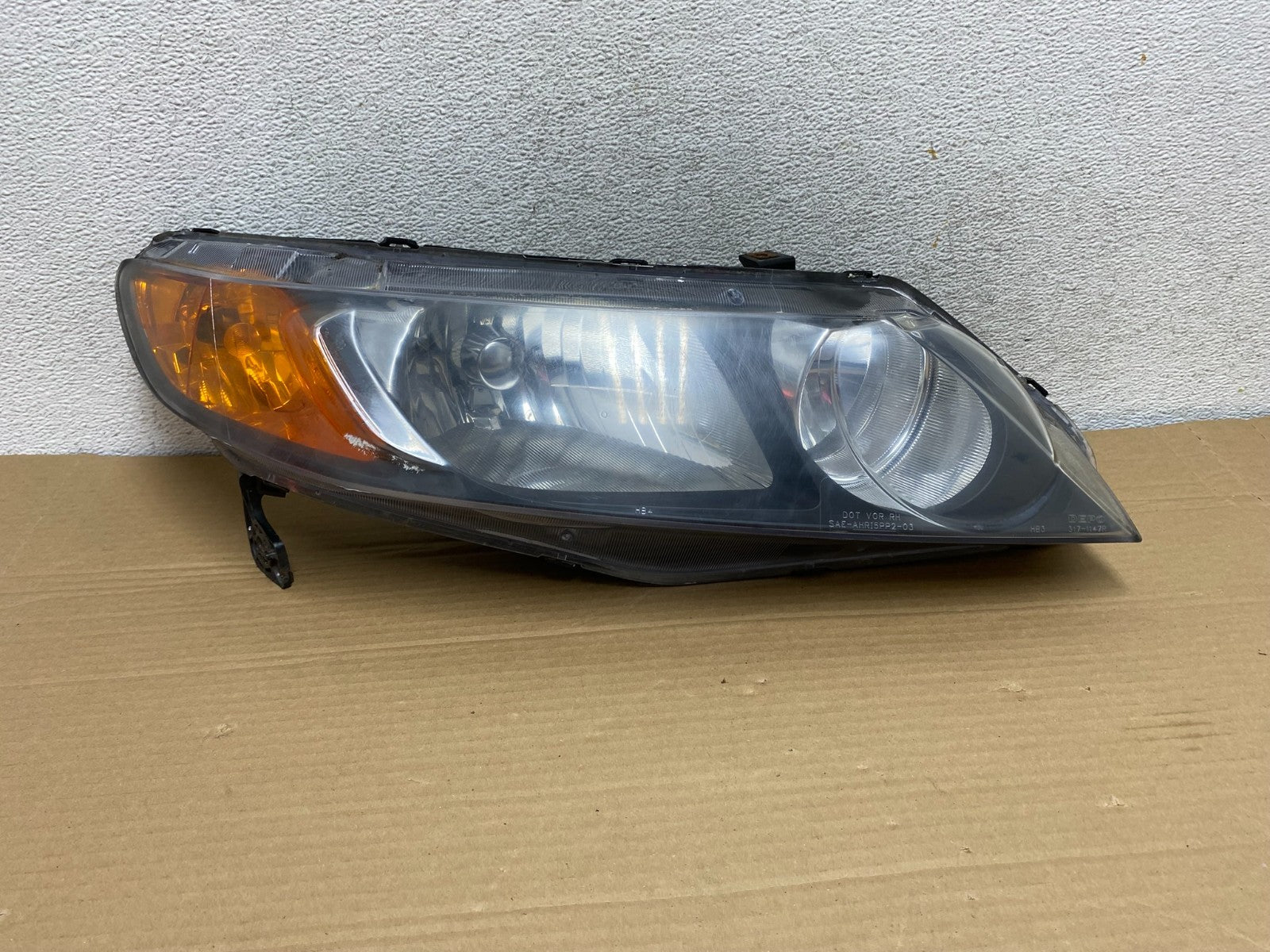 2006 2007 2008 Honda Civic Sedan Right Passenger Headlight Halogen AG8841 DW0