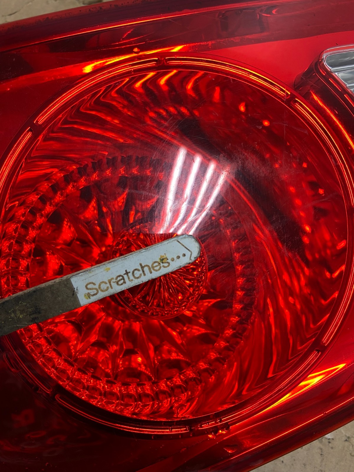 2007 2008 2009 Hyundai Santa Fe Right Passenger Tail Light Inner AI9303 LK3