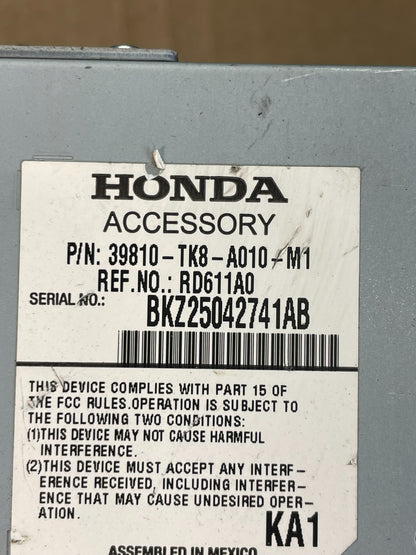 2011 2012 2013 Honda Odyssey Navigation Display Screen AF3583 DG9