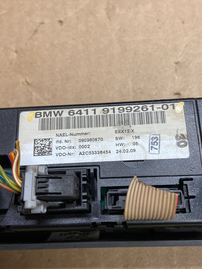 2006-2009 BMW 323i 330i 335i AC Heater Climate Control Panel AI6263 DG4
