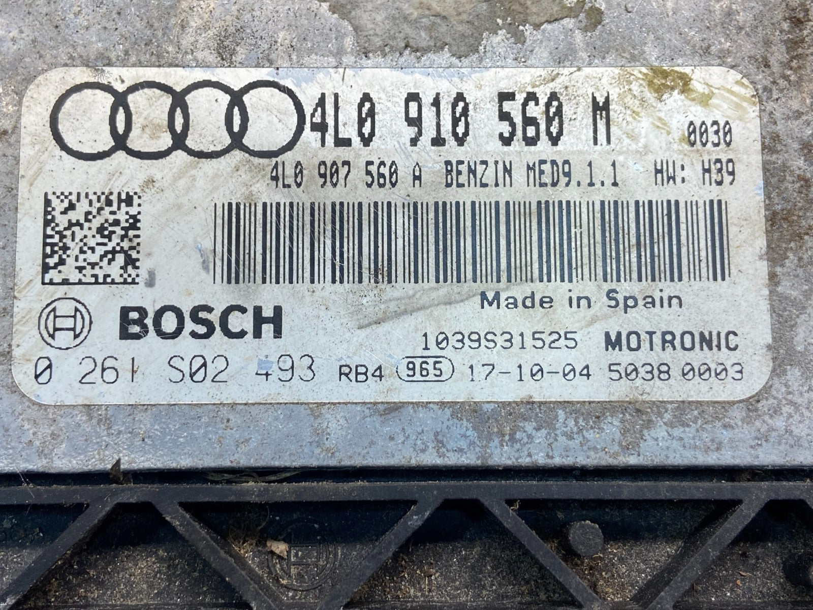 2007 Audi Q7 4.2L Engine Computer Ecu Pcm Ecm Pcu 4L0910560M AE2331 DW2