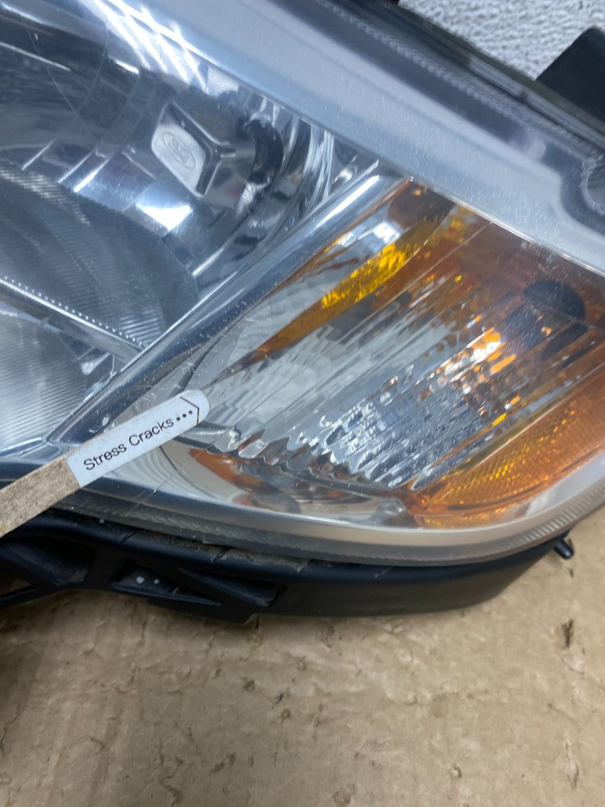 2007 2008 2009 2010 Ford Edge Headlight Left Driver Halogen AF8082 DW4