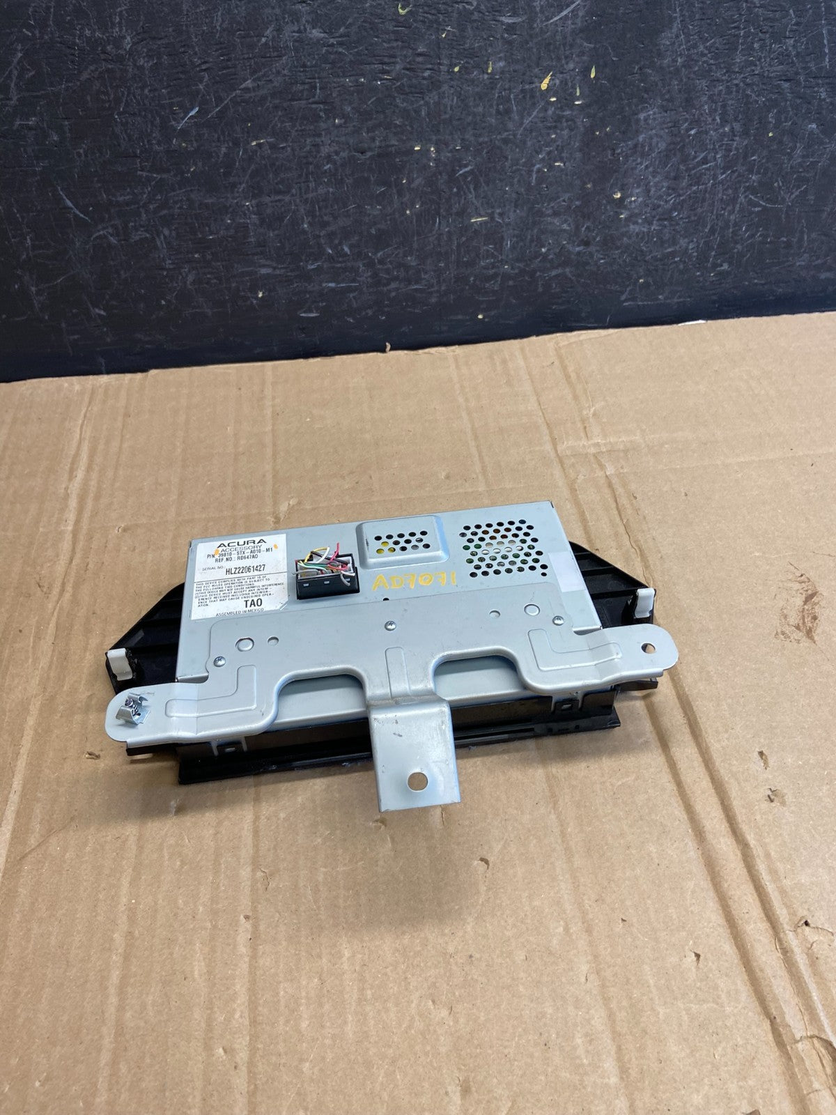 2007-2009 Acura Mdx Radio Screen Display Navi Navigation Receiver ad7071 DG4