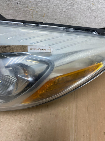 2012 2013 2014 Ford Focus Left Driver Lh Side Halogen Headlight AI9105 DW4