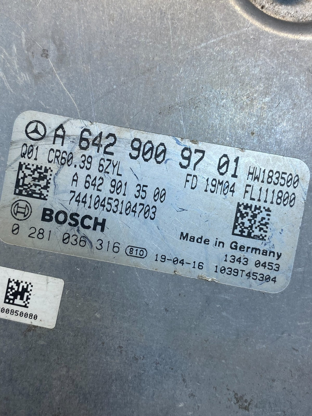 2010 to 2018 Mercedes Sprinter ECU ECM Engine Control Module Unit ah7029 DG2