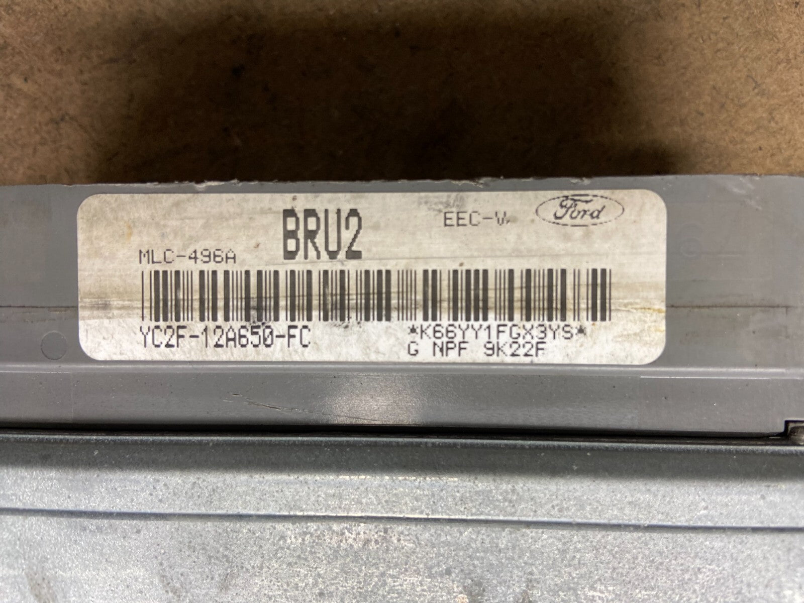 2000 Ford F-150 F 4.2L Engine Control Computer Module YC2F-12A650-FC M9180 DG2