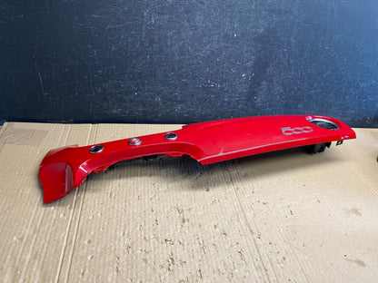 2012 to 2019 Fiat 500 Front Center Dashboard Vent Trim Bezel Red AF6466 DW1