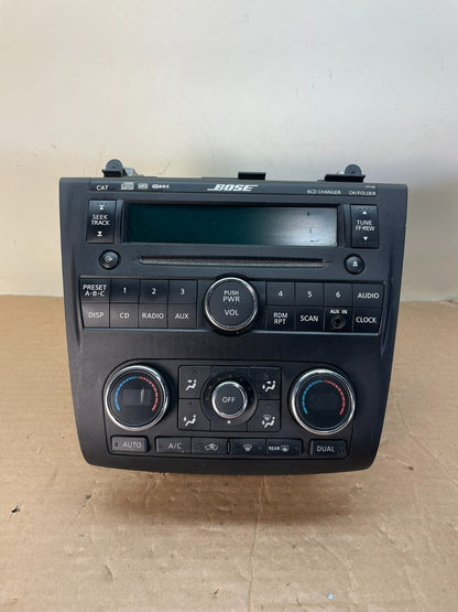 2007 to 2009 Nissan Altima Radio Cd Mp3 Player AUX Climate Control AI0490 DW0