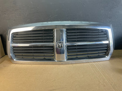 2005 to 2007 Dodge Dakota Chrome Front Upper Grill Grille AD0208 DG0