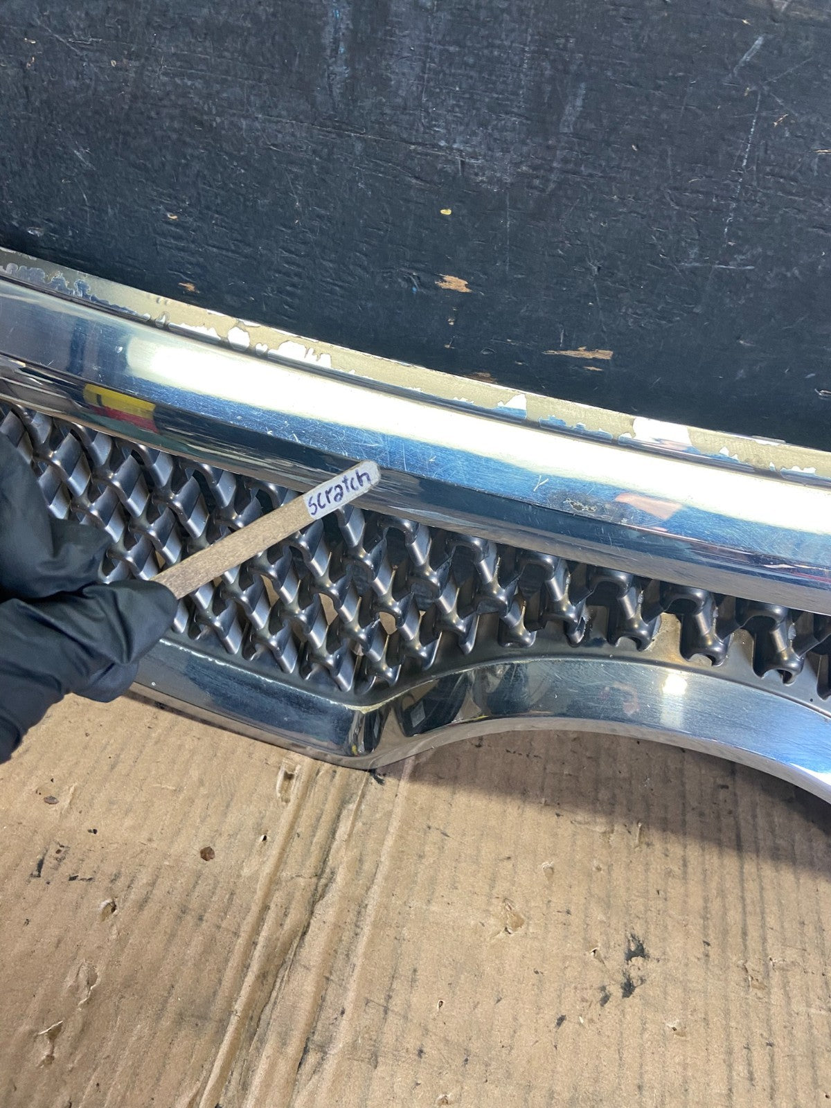 2007 to 2011 Hyundai Veracruz Chrome Grille Grill Aftermarket P8639 DG4