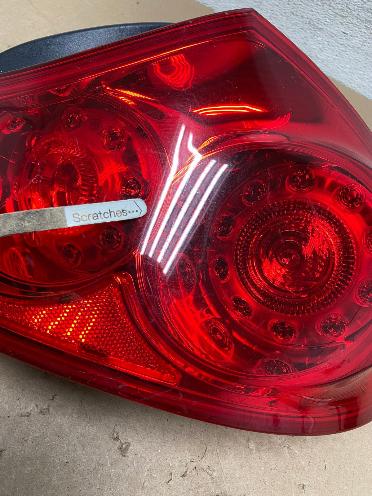 2007 to 2013 Infiniti G35 G37 Sedan Right Passenger Rh Tail Light AG4281 LK3