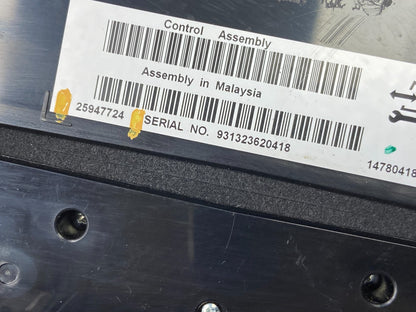 2008-2012 Cadillac CTS A/C Heater Radio Climate Control Panel Bezel OEM Y5437 DG6