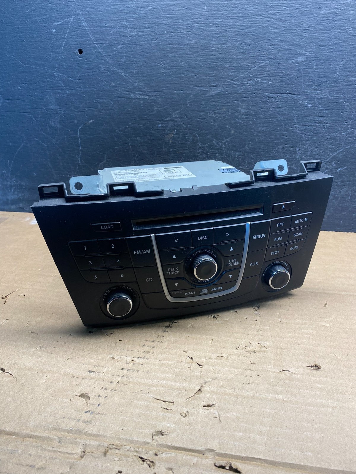 2012-2012 Mazda 5 AM FM 6 Disc CD Player Stereo Radio AD7618 DG0