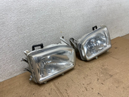 1999-2004 Nissan Pathfinder Left+Right Side Set Halogen Headlights Oem AA7153 DW2