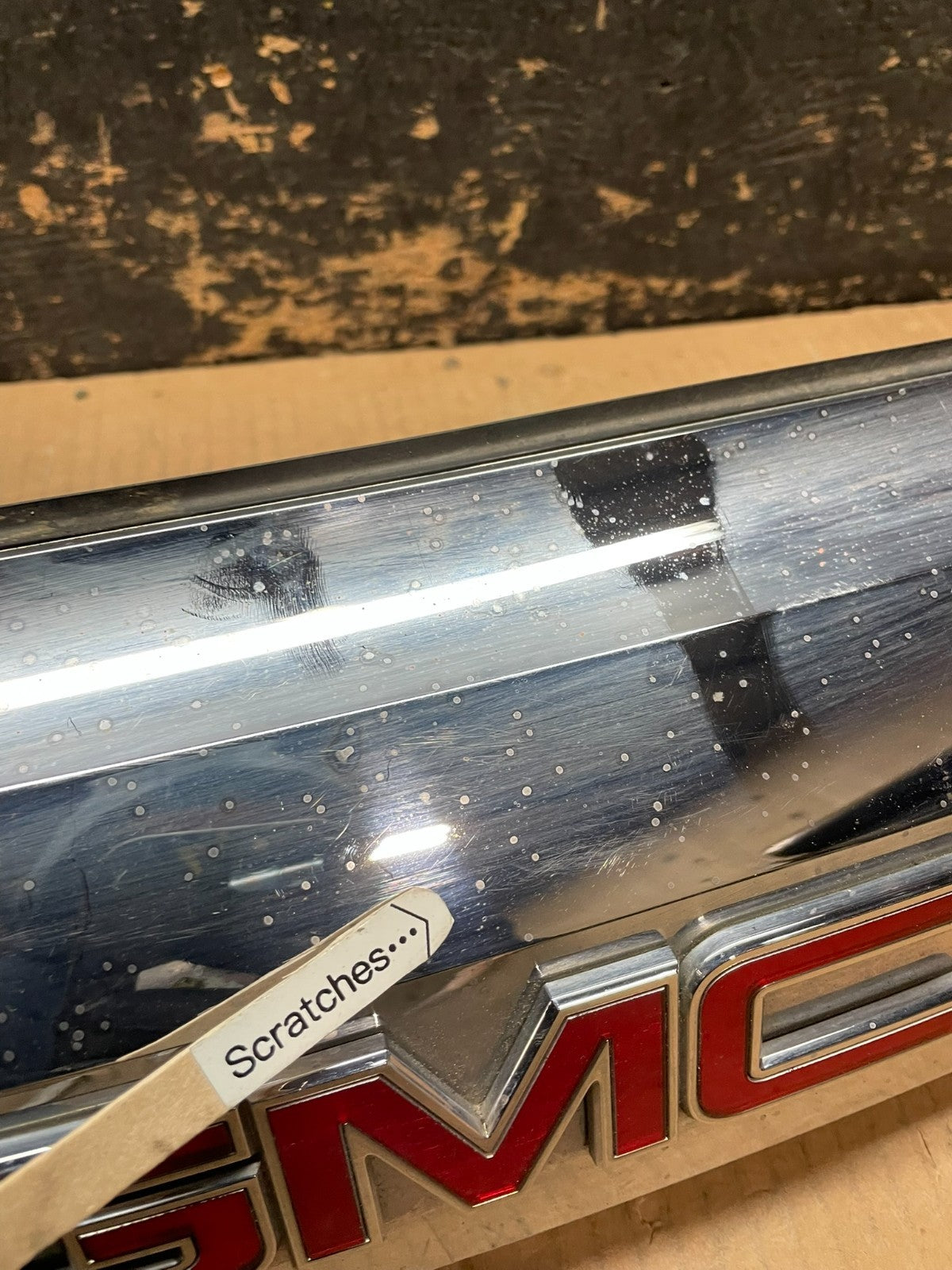 2011-2015 GMC Terrain Tailgate Liftgate Chrome Finish Molding Camera Oe Y1773 DG3