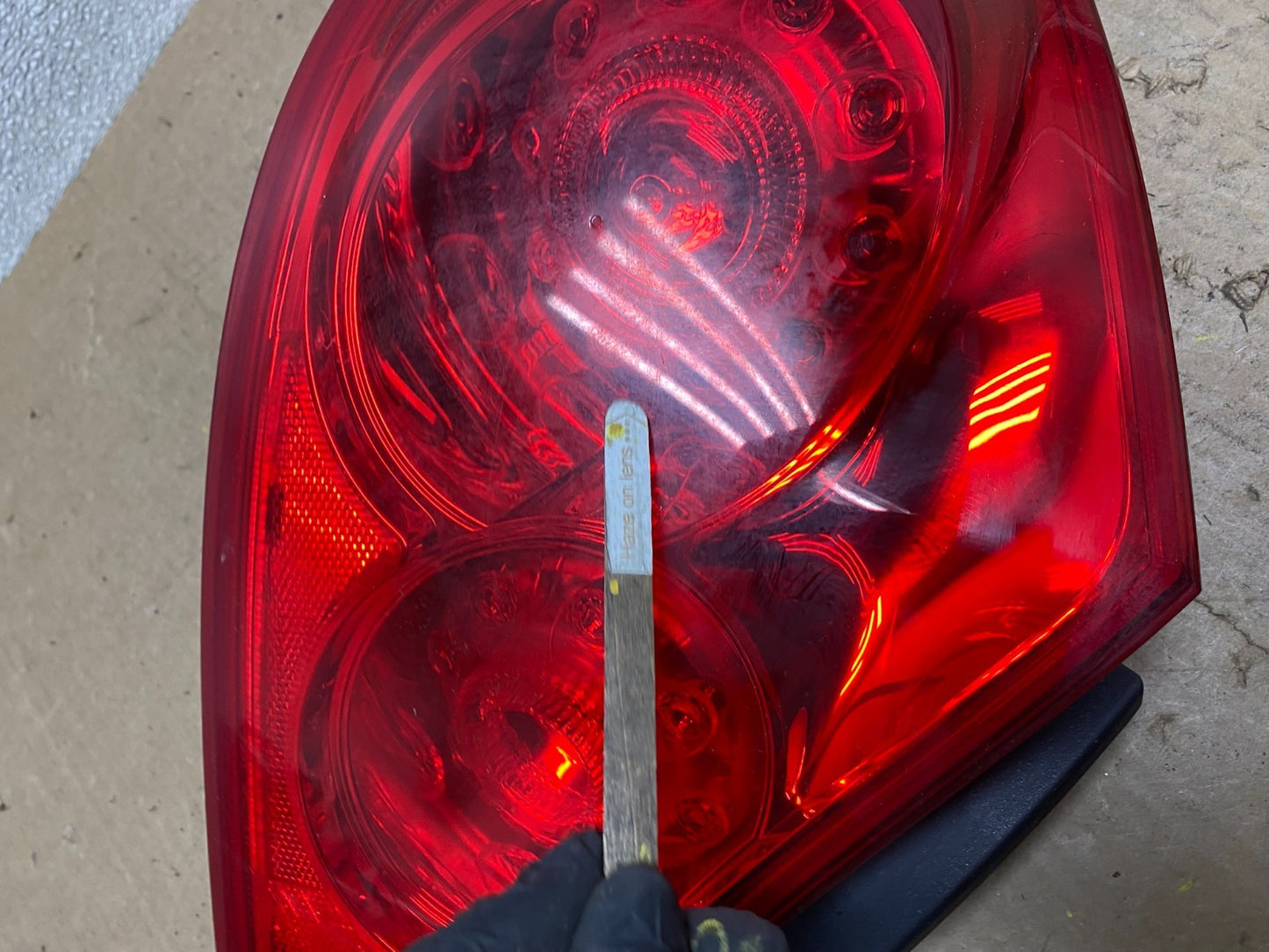 2007 to 2013 Infiniti G35 G37 Sedan Left Driver LH Side Tail Light Oem W9366 DW4