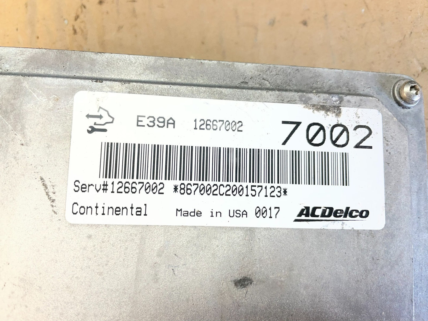 2017 to 2019 Chevrolet Impala Ecu Engine Control Module Unit Ecm AC5399 DG2