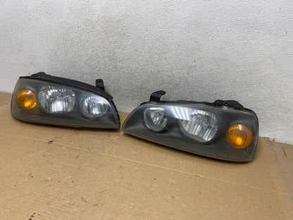 2004 2005 2006 Hyundai Elantra Left+Right Set Halogen Headlights AH7894 DW2