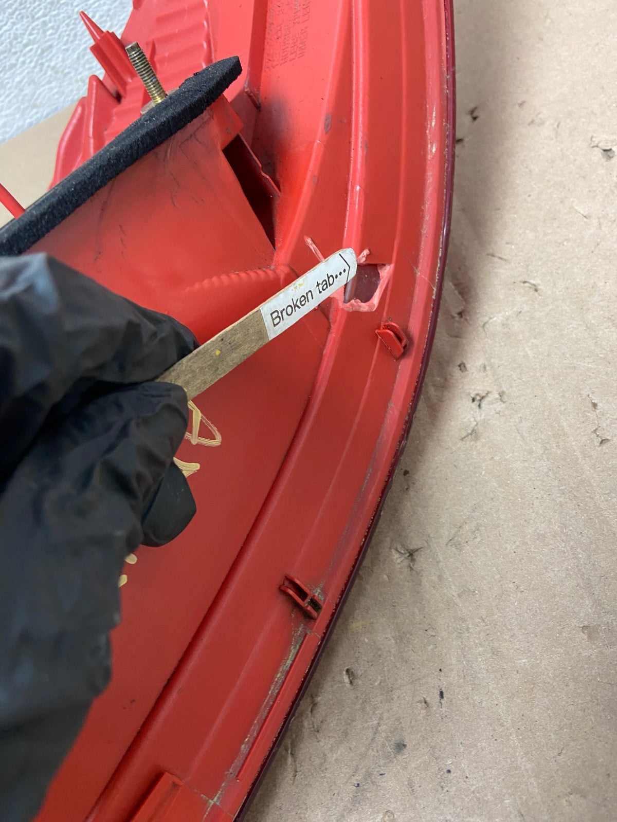 2003 2004 2005 Honda Accord Coupe Left Driver LH Side Tail Light AG5471 LK6