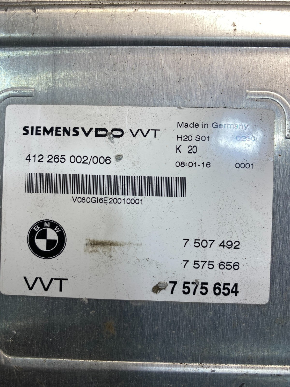 2004 2005 2006 BMW X5 645i 4.4L VVT Valvetronic Control Module ad7637 DG2