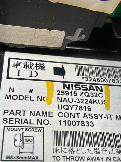 2008 to 2012 Nissan Armada Bose Radio CD Player A/C Climate Control Y6422 DG6